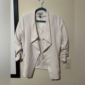H&M white blazer size 8